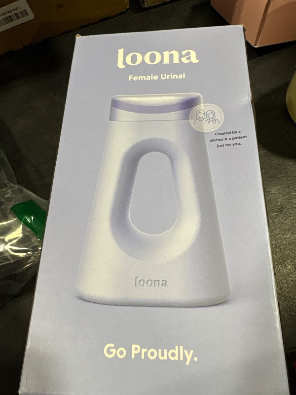 Photo 1 of Loona Premium Female Urinal - Quiet, No Splash Design for Women - Ideal for Bedside, Travel, and Outdoor Use - Loona Blue - HSA/FSA Eligible