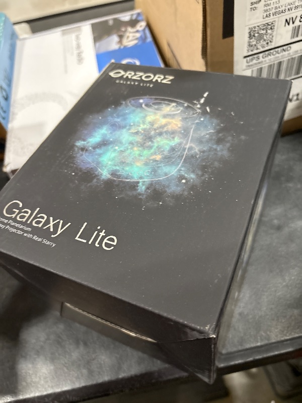 Photo 1 of Orzorz Star Projector, Galaxy Night Light, Home Planetarium Projector with Rechargeable Battery, Sky Light Living Room Decor, Real Starry Nebula, Planet Presentation for Kids, Teen Girls, Adults