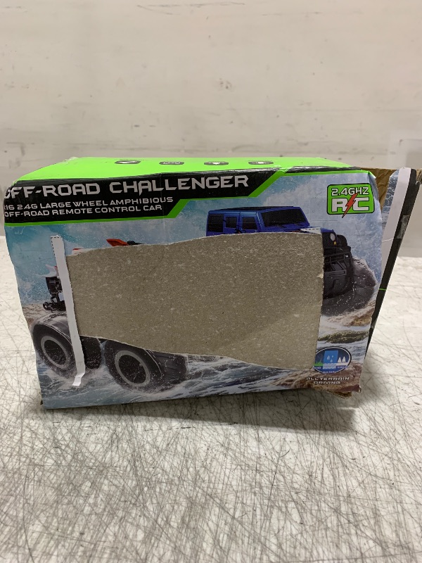 Photo 1 of PIKARO Remote Control Car 1:16 All Terrain Off-Road RC Car 2.4Ghz 4WD Waterproof Remote Control Monster Truck 360° Rotating Amphibious RC Truck Kids Pool Toys Gifts for Boys Girls Ages 4-8-12