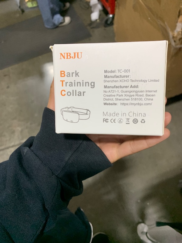 Photo 1 of NBJU Bark Collar for Dogs,Rechargeable Anti Barking Training Collar with 7 Adjustable Sensitivity and Intensity Beep Vibration for Small Medium Large Dogs (Black)