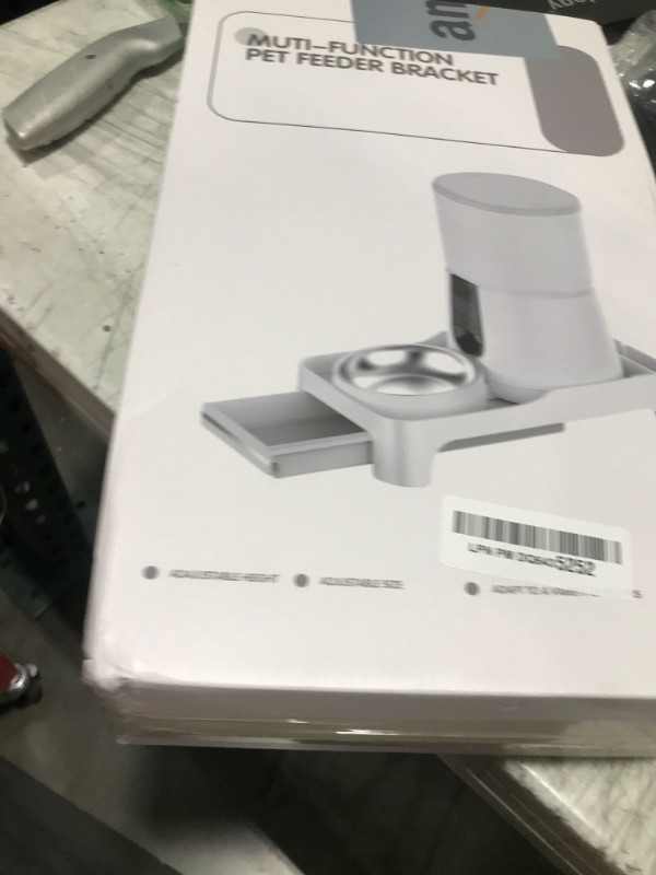 Photo 1 of YOUEON Raised Pet Feeder Stand for Cats and Dogs Neck Health, Adjustable Height Elevated Shelf Suitable for 90% Automatic Pet Feeder & Water Dispenser, with Drawer to Stock Pet Snacks, Canned Food