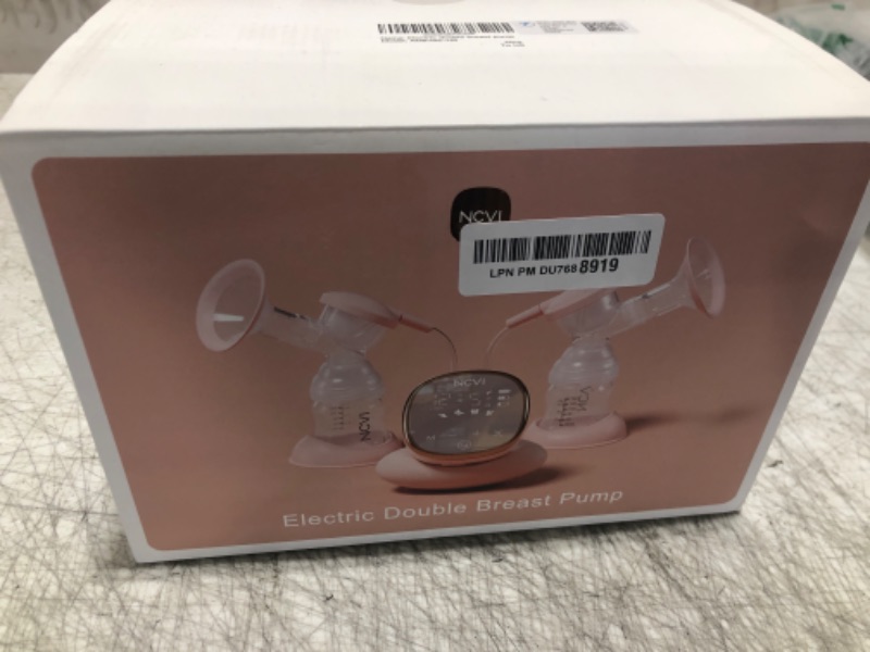Photo 1 of NCVI Double Electric Breast Pump 8782, Portable Anti-Backflow, with 4 Size Flanges, 4 Modes & 9 Levels, LED Display, 10 Breastmilk Storage Bags, Ultra-Quiet and Pain Free Breast Pumps
