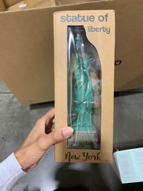 Photo 1 of Statue of Liberty Statue Sculpture from New York City Liberty Island Collection Souvenirs (8.25 Inches Tall)