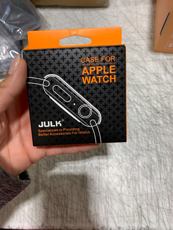 Photo 1 of [2-Pack] JULK 40mm Case for Apple Watch SE 2023 / Series 6 / SE/Series 5 / Series 4 Screen Protector, Overall Protective Case TPU HD Ultra-Thin Cover for iWatch, 2 Transparent