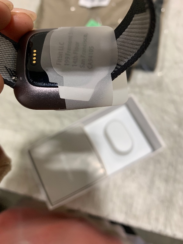 Photo 1 of Fitbit Versa 2 Special Edition Health and Fitness Smartwatch with Heart Rate, Music, Alexa Built-In, Sleep and Swim Tracking, Smoke Woven/Mist Grey, One Size (S and L Bands Included)