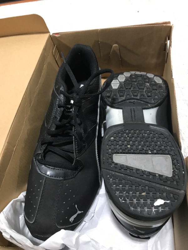 Photo 1 of PUMA Men's Tazon 6 FM Shoes, PUMA Black/PUMA Silver, 12 M