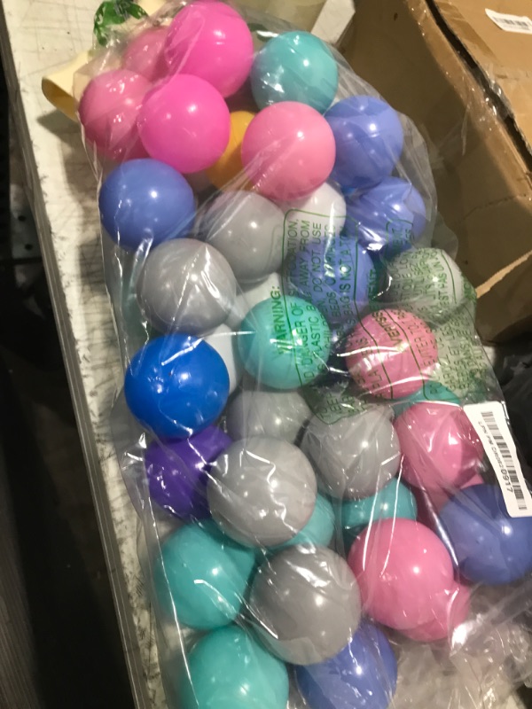 Photo 1 of LANGXUN 50pcs 100pcs 200pcs Soft Plastic Ball Pit Balls for Kids, Gift for Baby Toddler Birthday Christmas, Ball Pit Play Tent, Baby Pool Water Toys, Kiddie Pool, Party Decoration