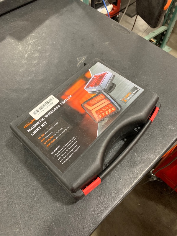 Photo 1 of Nilight Magnetic Trailer Towing Light Kit 2PCS 58LED Wireless Tow Rechargeable Rear Stop Turn Running Lights for 10-30V Trailers Trucks RVs Vans Boats