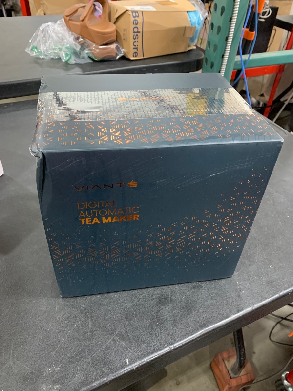 Photo 1 of Vianté Electric Kettle With Infuser For Loose Leaf Tea. Hot Tea Maker With Temperature Control And Automatic Shut Off. Kettle With Brewing Programs. 1.5 Liters Capacity | Midnight Blue Color