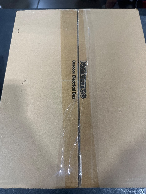 Photo 1 of Namunanee Outdoor Electrical Junction Box with High Power Outlet, ABS Water Resistant Enclosure with Internal Mounting Panel & Hinged Cover (16"H* 12"L* 4"W)