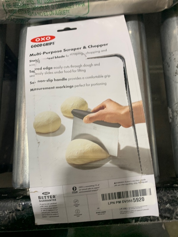Photo 1 of OXO Good Grips Stainless Steel Bench Scraper & Chopper