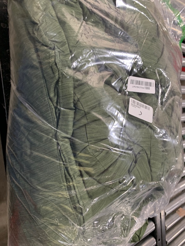 Photo 1 of Bedsure Queen Comforter Set - Dark Green Soft Bedding for All Seasons, Cationic Dyed Bed Set, 3 Pieces, 1 Queen Size Comforter (90"x90") and 2 Pillow Shams (20"x26"+2")