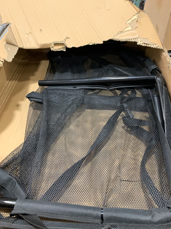 Photo 1 of Dog Car Barrier Escape-Proof, 50" Wide Car Divider for 2nd 3rd Row Seats & Cargo Area, Durable Back Seat Car Gate Trunk Barrier with See Through Net Mesh for Small Trucks & SUV & Mid-Sized Vehicle