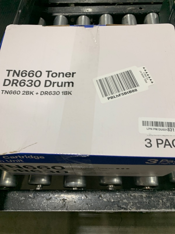 Photo 1 of WEAREC Compatible Toner Cartridge & Drum Unit Replacement for Brother TN660 TN-660 TN630 DR630 Work with HL-L2300D HL-L2360DW DCP-L2520DW MFC-L2700DW MFC-L2740DW Printer (Black, 3 Pack)