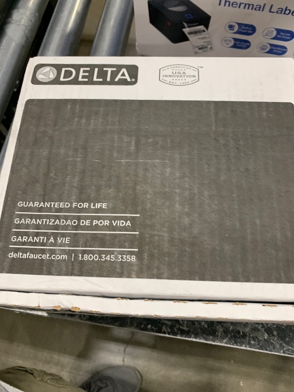 Photo 1 of Delta Faucet Modern 14 Series Matte Black Shower Faucet, Tub and Shower Trim Kit with Single-Spray Touch-Clean Black Shower Head, Matte Black T14467-BL-PP (Valve Not Included)