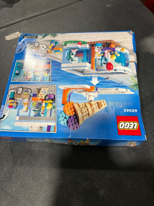 Photo 1 of LEGO City Ice-Cream Shop 60363 Building Toy Set, Includes a Cargo Bike, 3 Minifigures and Lots of Fun Features and Accessories for Imaginative Role Play, Great Birthday Gift Idea for Kids