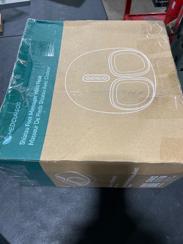 Photo 1 of Medcursor Foot Massager Machine with Heat, Delivers Relief for Tired Muscles & Plantar, Deep Kneading Therapy, Multi-Level Settings for Home, Office Use, Size up to 13", FSA HSA Eligible