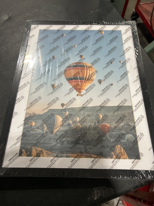 Photo 1 of 12x16 Black Picture Frame for 30 x 40cm Diamond Painting Art, Display Photo 12 x 16 or 10 x 14 Without Mat, Wall Hanging Large Diamond Painting Frames with Plexiglass