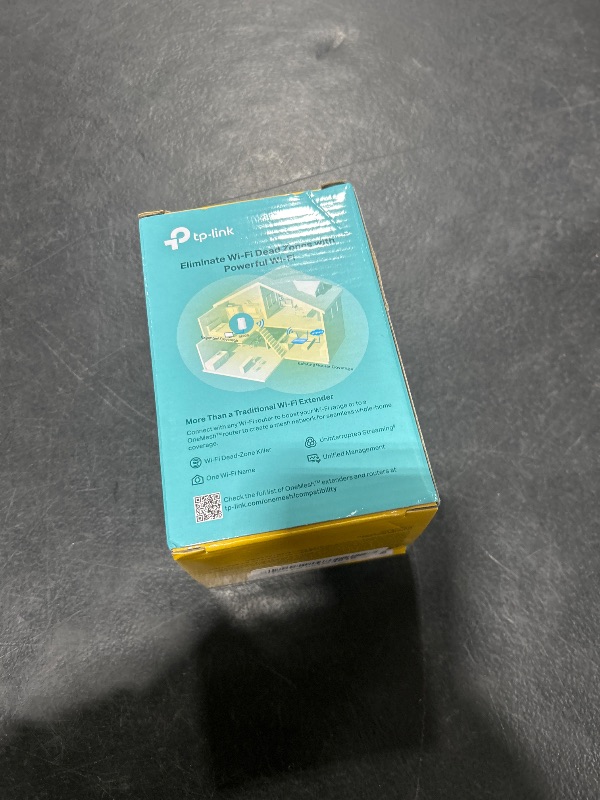 Photo 1 of TP-Link WiFi Extender with Ethernet Port, Dual Band 5GHz/2.4GHz , Up to 44% More Bandwidth than Single Band, Covers Up to 1200 Sq.ft and 30 Devices, Signal Booster Amplifier Supports OneMesh(RE220)