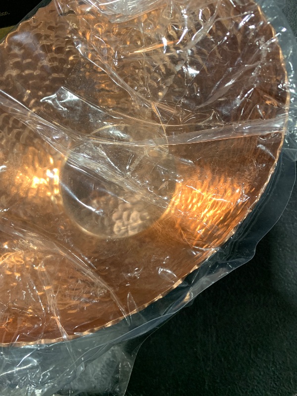 Photo 1 of SMALL 7.5IN Monarch Abode 31604 Hand Hammered Metal Decorative Bowl 