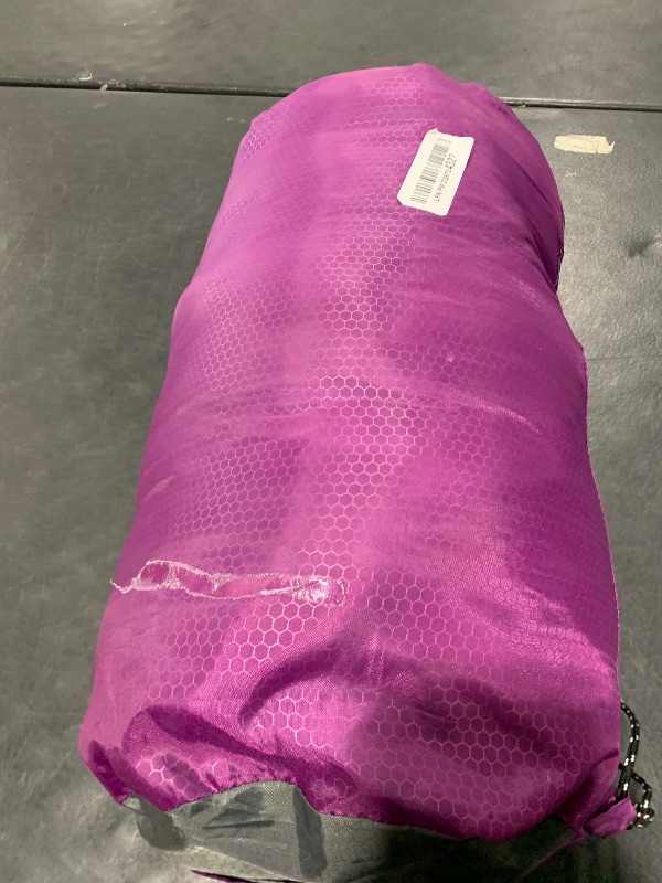 Photo 1 of Sleeping Bags for Adults Women Backpacking Lightweight Waterproof- Summer Weather Sleeping Bag for Girls Warm Camping Hiking Outdoor Travel Hunting with Compression Bag(Purple)