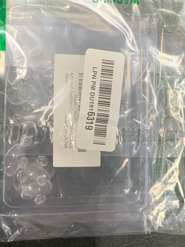 Photo 1 of Pawfly 20 Pack Clear Suction Cups 0.8 Inch PVC Plastic Sucker Without Hooks for Home Decoration and Organization