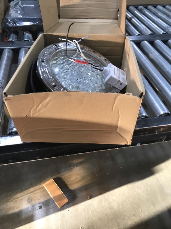 Photo 1 of HQUA PN01DC 120V AC Remote Control LED RGBW Color Change Inground Pool Light, 10 Inch 50W with 100 Feet Cord, UL Listed Transformer Included, Fit for 10" Large Wet Niches.