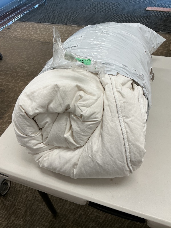 Photo 1 of Bedsure Ov Comforter Set, White Soft Prewashed queen 