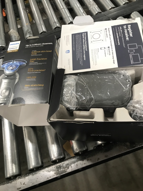 Photo 1 of Philips Norelco Shaver Series 9000 Prestige Special Edition, Wet & Dry Electric Shaver, Lift/Cut & SenseIQ Technology, Nose & Precision Trimmer, Qi Pad, Cleaning Pod & Premium Case, SP9842/85