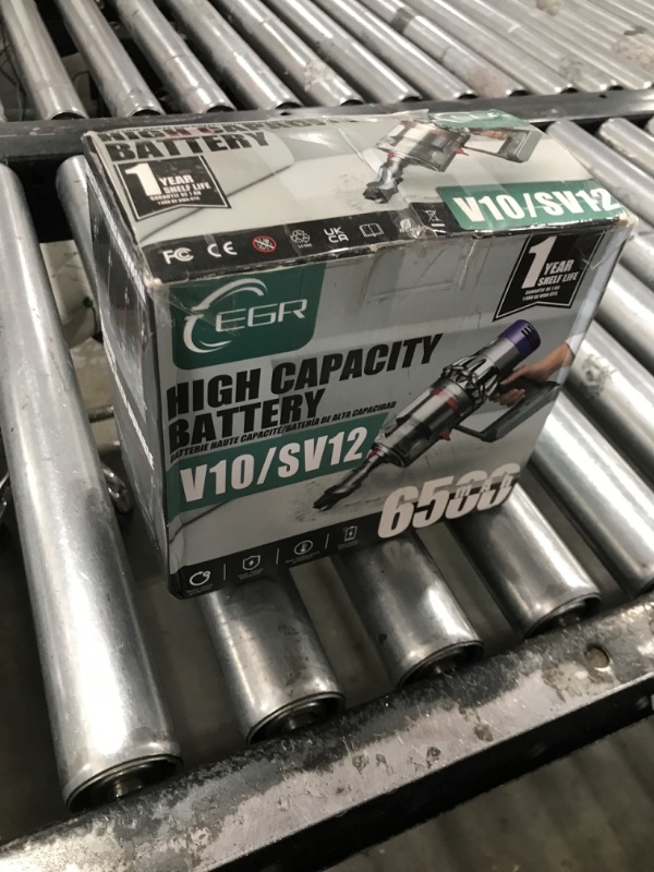 Photo 1 of EGR High Capacity 6500mAh V10 Battery Replacement Compatible with V10 Animal V10 Absolute V10 Fluffy V10 Motorhead SV12 Cordless Stick Vacuum Cleaner (Not Fit SV10)