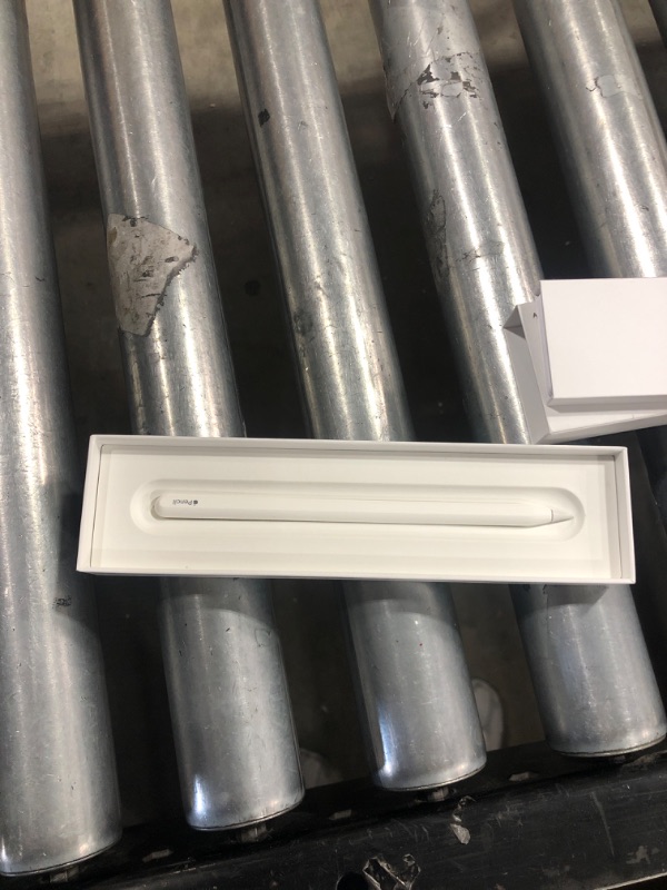 Photo 1 of Apple Pencil (2nd Generation): Device Compatibility Check Required - Pixel-Perfect Precision, Perfect for Note-Taking, Drawing, and Signing documents. Attaches, Charges, and Pairs magnetically.