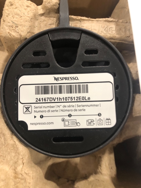 Photo 1 of Nespresso Vertuo Next Coffee and Espresso Maker, Machine Only, Dark Gray