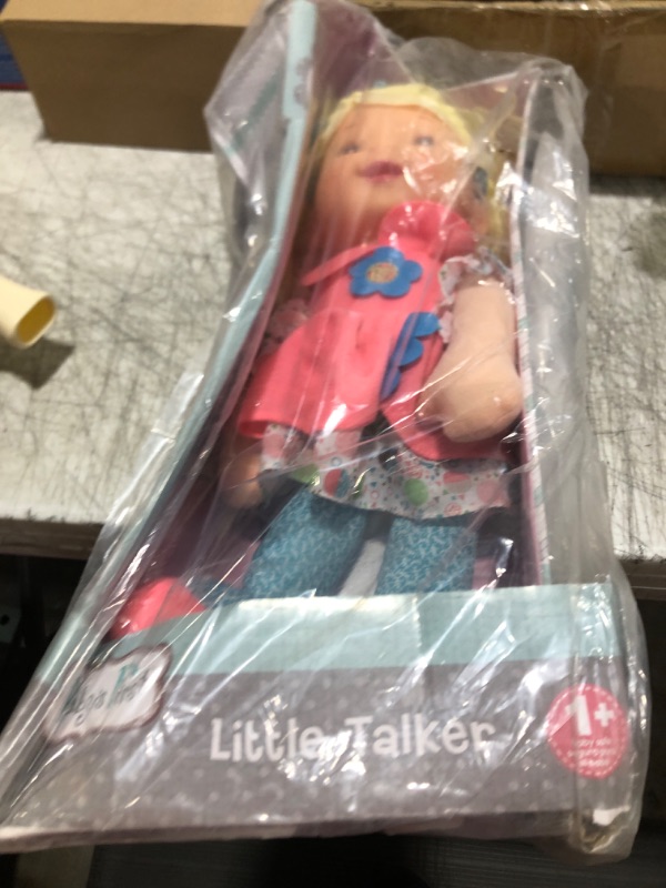 Photo 1 of Baby's First Goldberger 14" Soft Body Little Talker Bi-Lingual (English-Spanish). A Realistic and Lightweight Soft Body Baby Doll for Children 1-8 Years. Color May Vary
