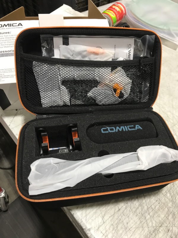 Photo 1 of COMICA VM20 Shotgun Microphone, Super-Cardioid Camera Microphone with Rycote Shockmount, Windscreen, Wind Muff, OLED Power Display, Video Mic for Smartphones, DSLR Cameras, Camcorders, Laptops