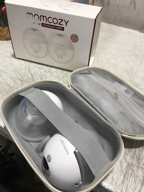 Photo 1 of Momcozy Breast Pump, Double-Sealed Flange for Comfort - 24mm, 2 Pack Ash Gray