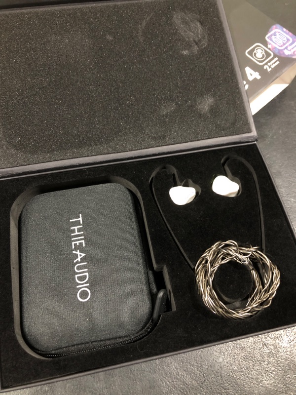Photo 1 of Linsoul THIEAUDIO Hype 4 2DD+4BA in Ear Monitor, HiFi IEM Earphones with Tonal Balance, Latest Sonion Driver, Detachable Silver-Plated OCC Cable for Audiophile Musician Professionals (White)