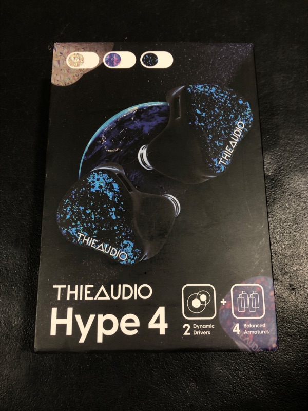 Photo 1 of Linsoul THIEAUDIO Hype 4 2DD+4BA in Ear Monitor, HiFi IEM Earphones with Tonal Balance, Latest Sonion Driver, Detachable Silver-Plated OCC Cable for Audiophile Musician Professionals (White)
