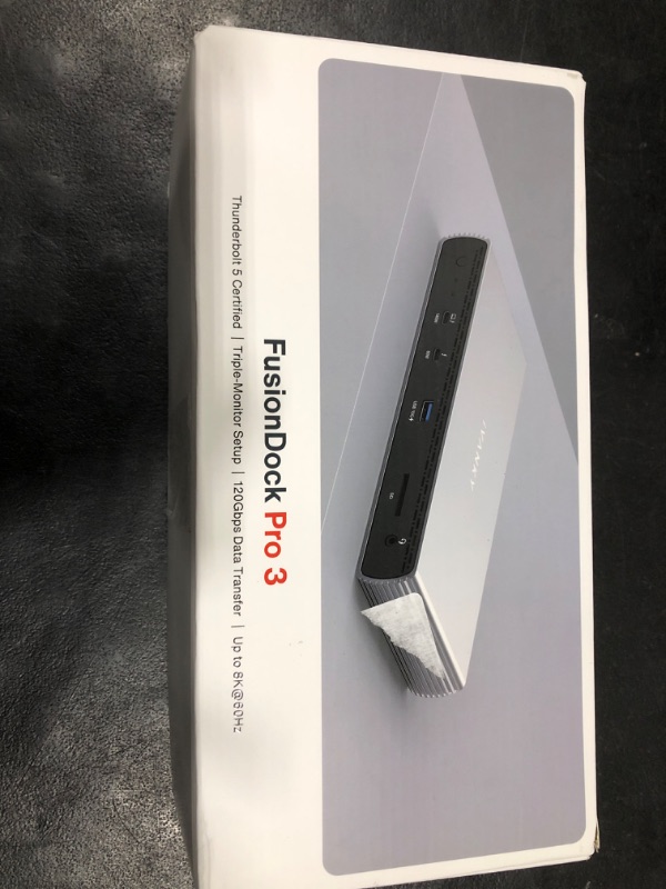 Photo 1 of iVANKY Intel Certified Thunderbolt 5 Dock, FusionDock Pro 3 Docking Station Dual 6K@60Hz for MacBook M1/M2/M3/M4 Pro/Max, Triple Display for Windows TB5/4, 180W Power, 120Gbps, 2.5GbE 11-in-1 Hub