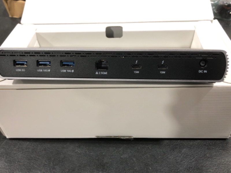 Photo 1 of iVANKY Intel Certified Thunderbolt 5 Dock, FusionDock Pro 3 Docking Station Dual 6K@60Hz for MacBook M1/M2/M3/M4 Pro/Max, Triple Display for Windows TB5/4, 180W Power, 120Gbps, 2.5GbE 11-in-1 Hub
