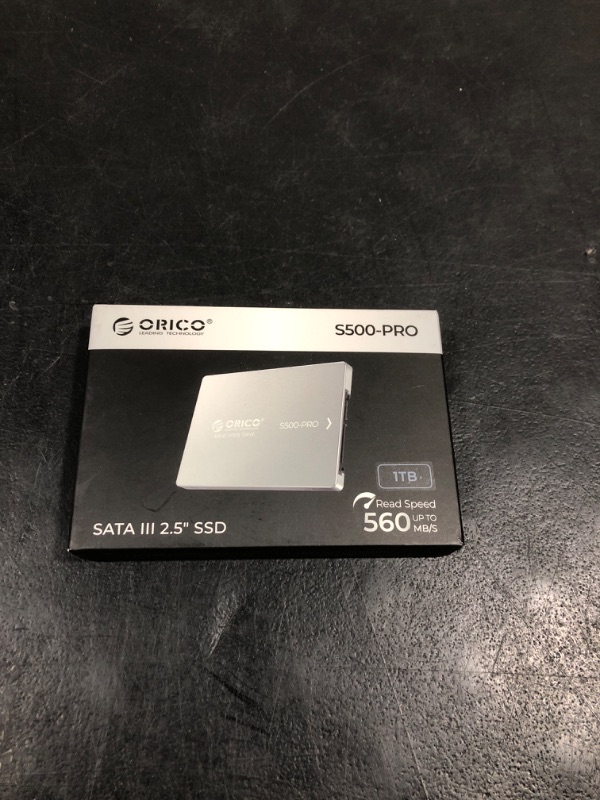 Photo 1 of ORICO 1TB SATA SSD 2.5" Internal Solid State Drive, up to 550MB/s, 3D NAND SATA III SSD with Aluminum Shell, for Desktop Laptop PS4 NAS DIY External Drive - S500PRO