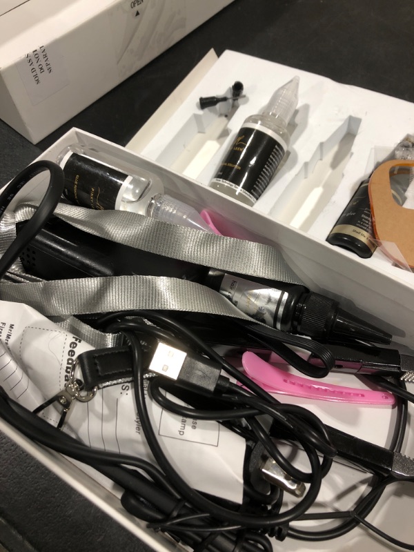 Photo 1 of V Light Hair Extensions kit,Seamless Application, Portable & Lightweight,Long-Lasting Results, Hair-Friendly with Gentle Care, Works for All Hairstyles (Professional Black Tool Kit)