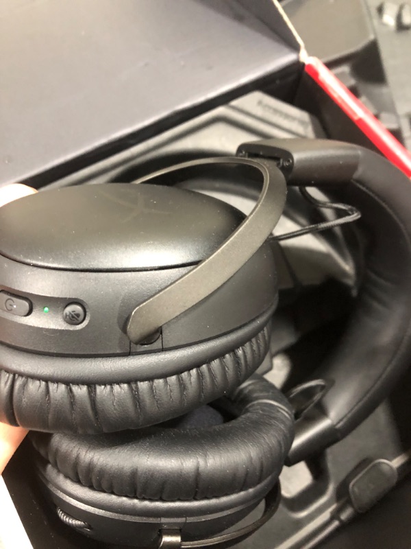 Photo 1 of HyperX Cloud III Wireless – Gaming Headset for PC, PS5, PS4, up to 120-hour Battery, 2.4GHz Wireless, DTS Spatial Audio, 53mm Angled Drivers, Memory Foam, Durable Frame, 10mm Microphone, Black