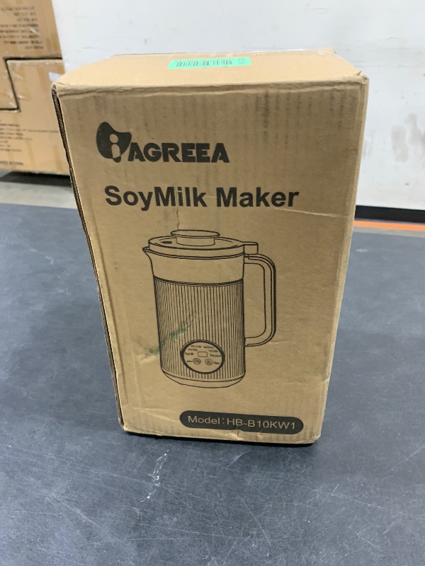 Photo 1 of IAGREEA 35 oz Nut Milk Maker Machine, 8 in 1 Soy Milk Maker for Homemade Milkshake/Almond/Nut/Rice, 10 Blades Automatic Electric Blender Machine With Delay Start/Boil Water/Self Cleaning, Easy of Use