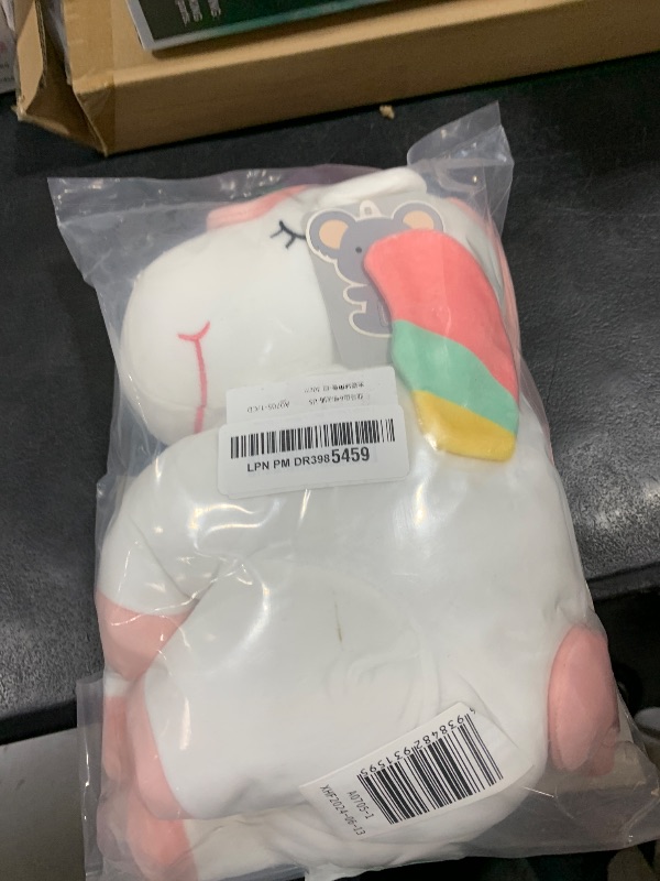 Photo 1 of Lazada Unicorn Stuffed Animal Plush Toys Girls Gifts with Rainbow Wings White 12 Inches…