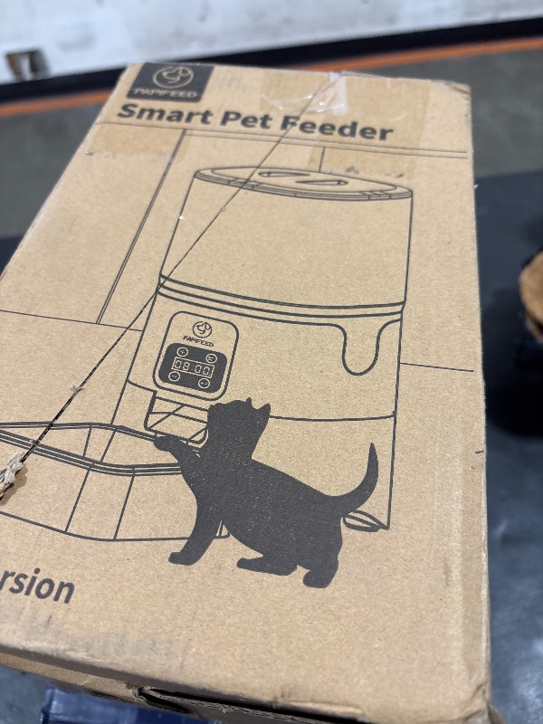 Photo 1 of PAPIFEED 5G WiFi Automatic Cat Feeders: Smart Automatic Cat Food Dispenser with Slow Feeding Mode, Detachable for Easy Cleaning, Pet Feeder with Alexa, 1-30 Meals Per Day for Multiple Pets (6L/25 Cup)