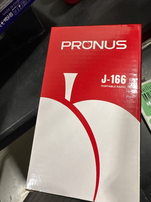 Photo 1 of PRUNUS J-166 Portable Radio AM FM, Battery Operated Radio with Tuning Light, Back Clip, Excellent Reception, AM FM Radios Portable, Transistor Radios