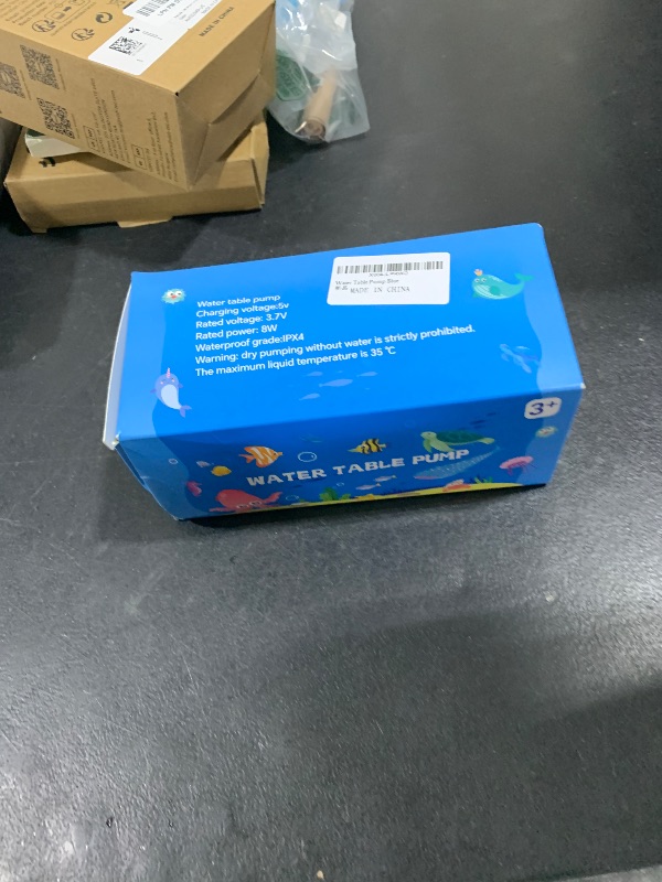 Photo 1 of Water Table Pump, Water Pump for Water Table, Dual Motor Double Continuous Water Output, Toddler Water Table Accessories with Waterproof Decorative Stickers, Summer Outdoor Toys for Boys Girls