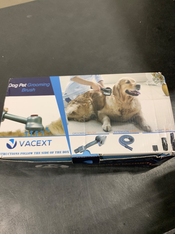 Photo 1 of Pet Hair Grooming Brush Vacuum Attachment for Dogs, Cats with Vacuum Extension Hose up to 3.5M – Compatible with Miele, Shark Rocket HV322, HV301, HV371, Rotator NV501, Navigator NV350 Series & More