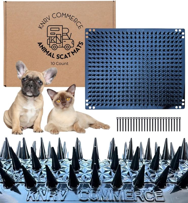 Photo 1 of 10 Pk: Scat Mats, Cat Repellent Mats, Keep Dogs Off Furniture, Scat Mat for Cats, Scat Mats for Dogs, Keep Cats Off Counter Tops, Scat Mat, Dog Repellent Mats, Keep Dogs Off Couch, Dog Deterrent Mat