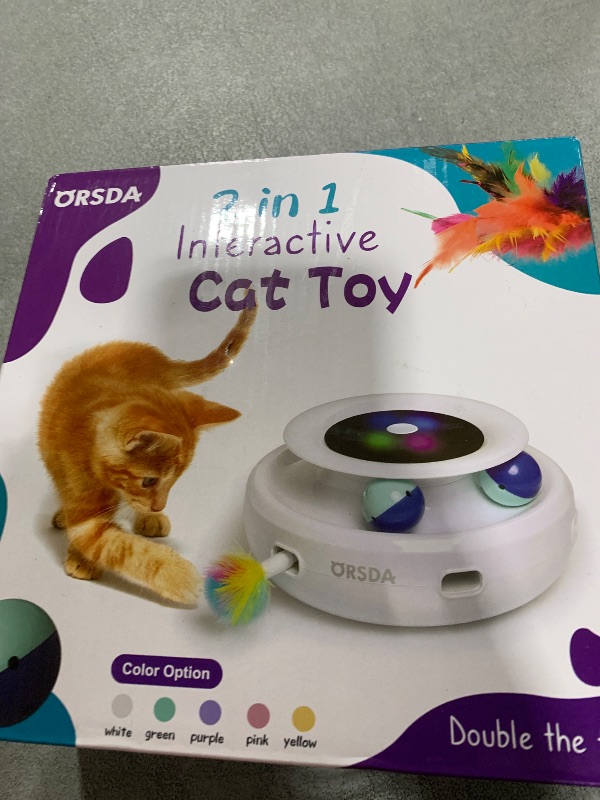 Photo 1 of Cat Toy,Interactive 4-in-1 Automatic Cat Toys for Indoor Cats,